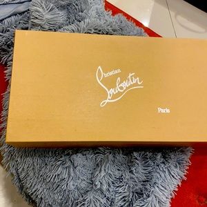 Christian Louboutin Canassone Botta 100 Suede Leather Harness Tall Heels Boots